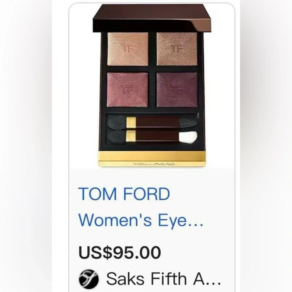 NEW TOM FORD Eye Color Quad Eyeshadow Palette for Long-Wearing & Buildable Color